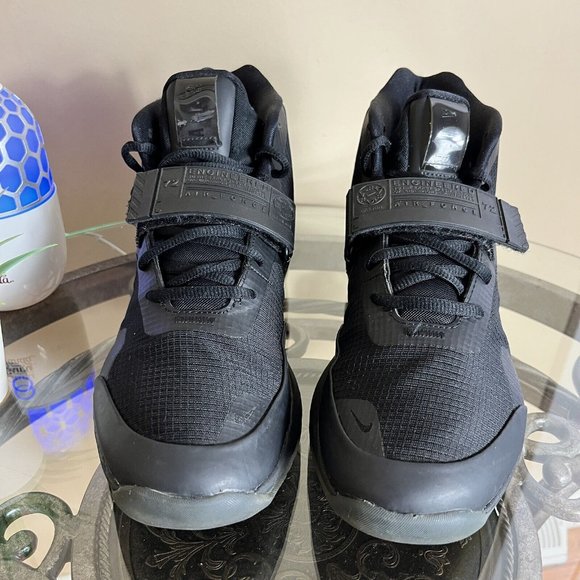 Nike Air Force Max Black Anthracite AR0974-003 Basketball Shoes Sneakers Men 8.5 - Picture 3 of 9